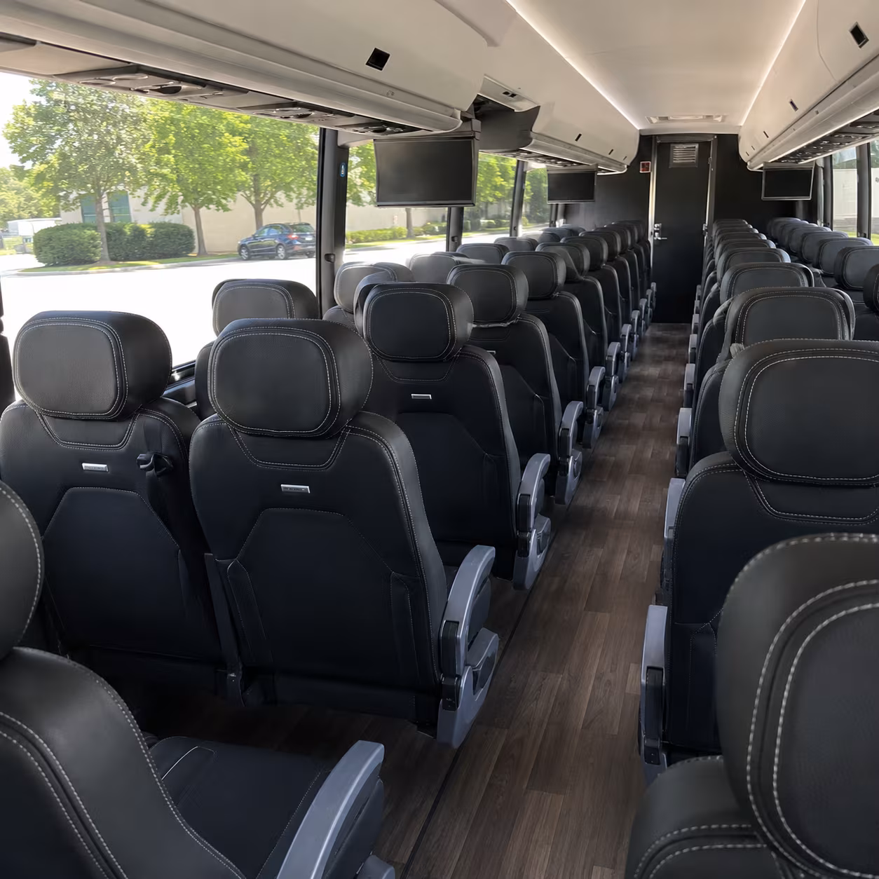 bellingham charter bus interior gallery