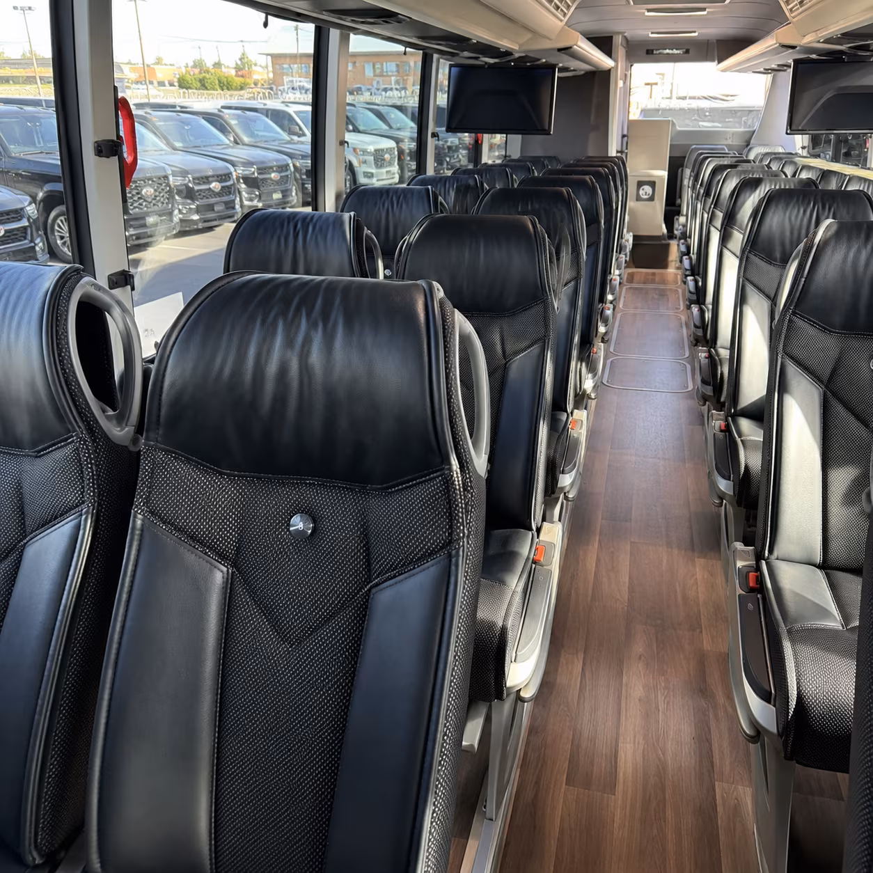 bellingham charter bus rental inside