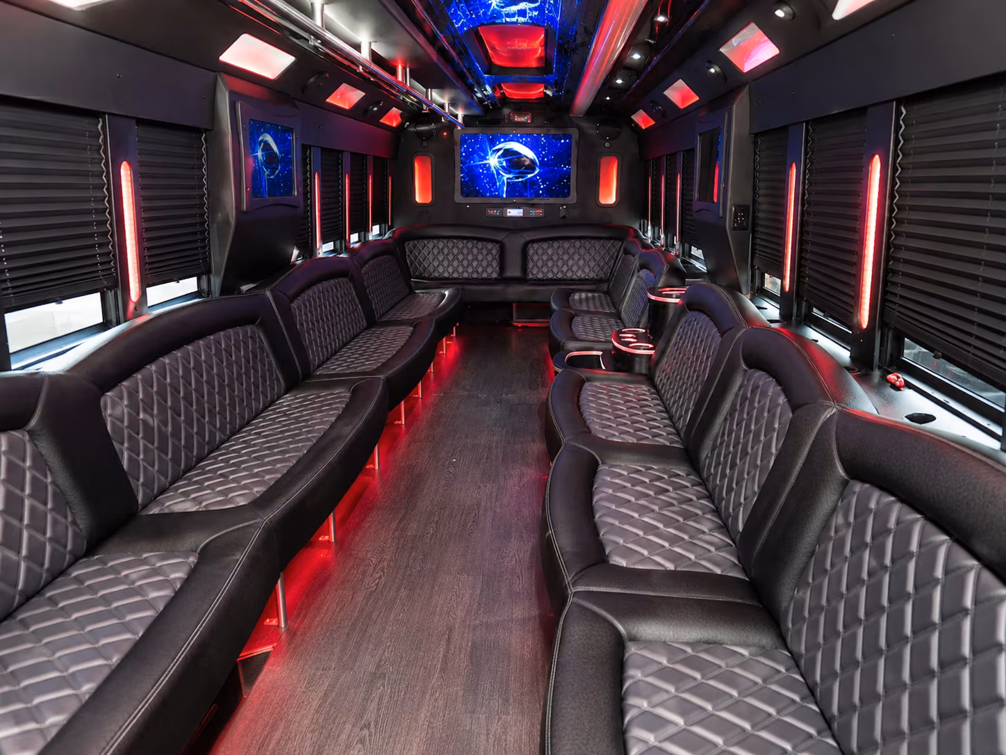 party buses for bellingham high school prom groups headed downtown